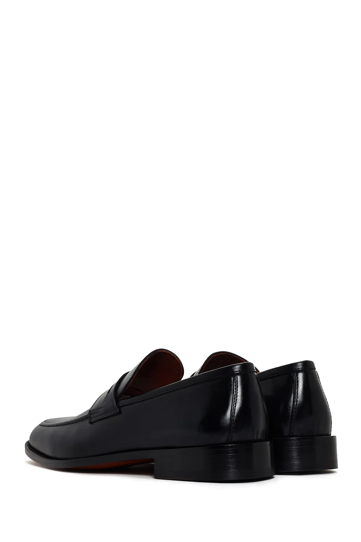 Erkek Siyah Deri Klasik Loafer