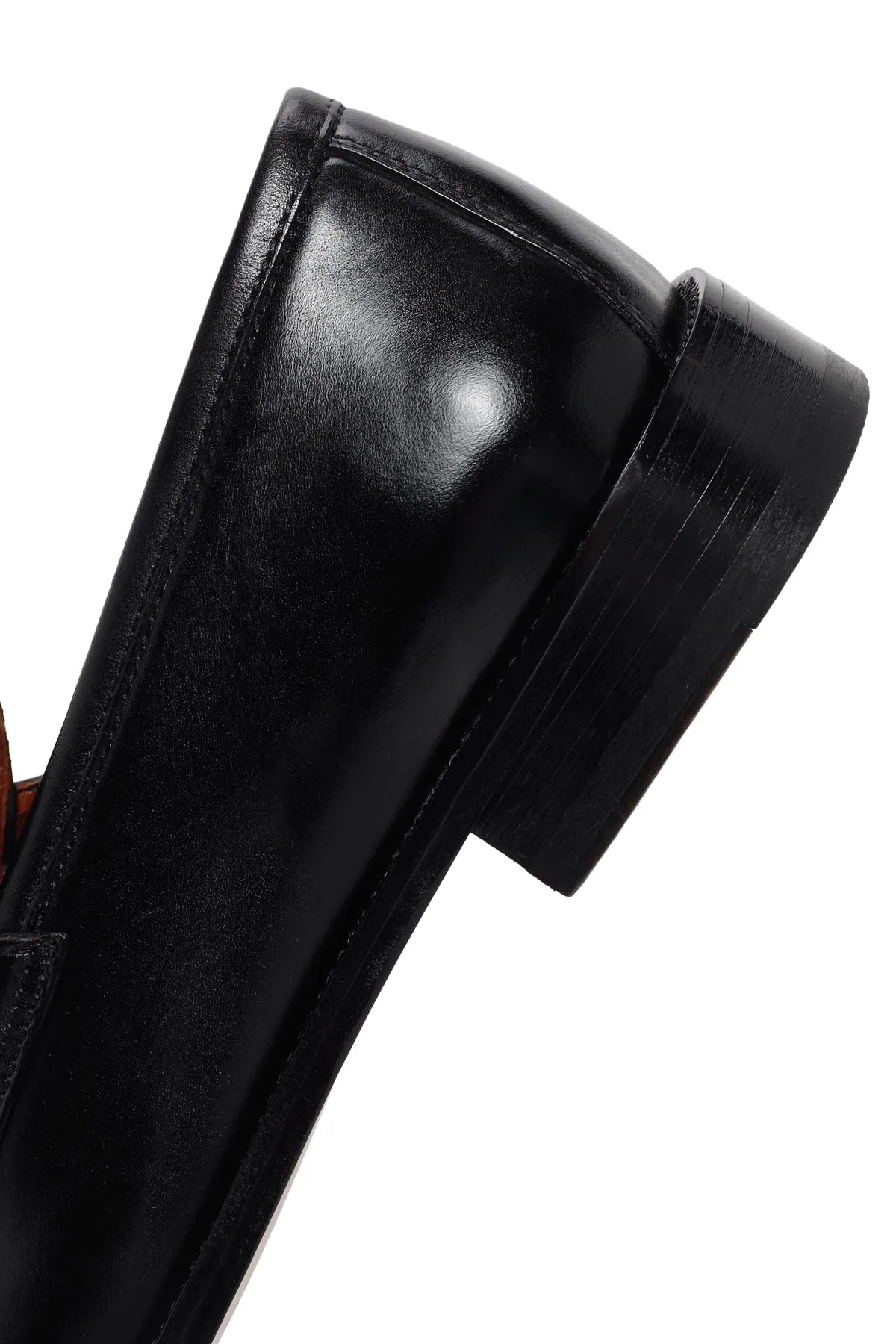 Erkek Siyah Deri Klasik Loafer