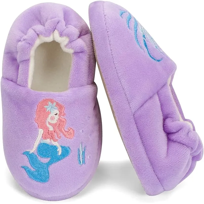 ESTAMICO Girls Boys Slippers Kids Warm Soft Boot Slipper