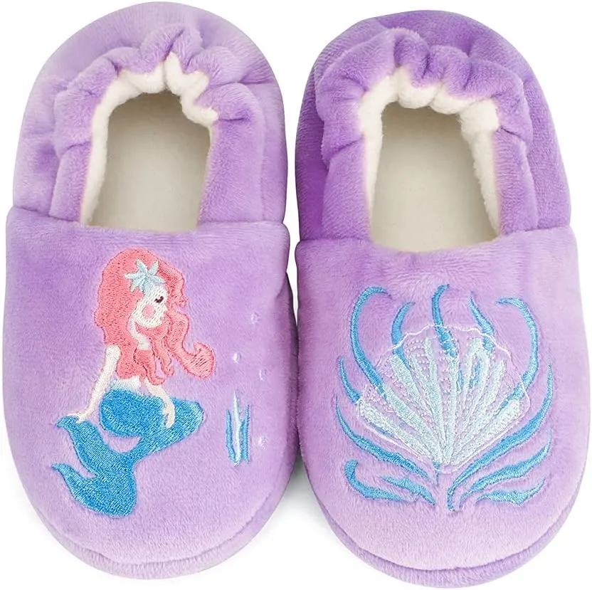ESTAMICO Girls Boys Slippers Kids Warm Soft Boot Slipper