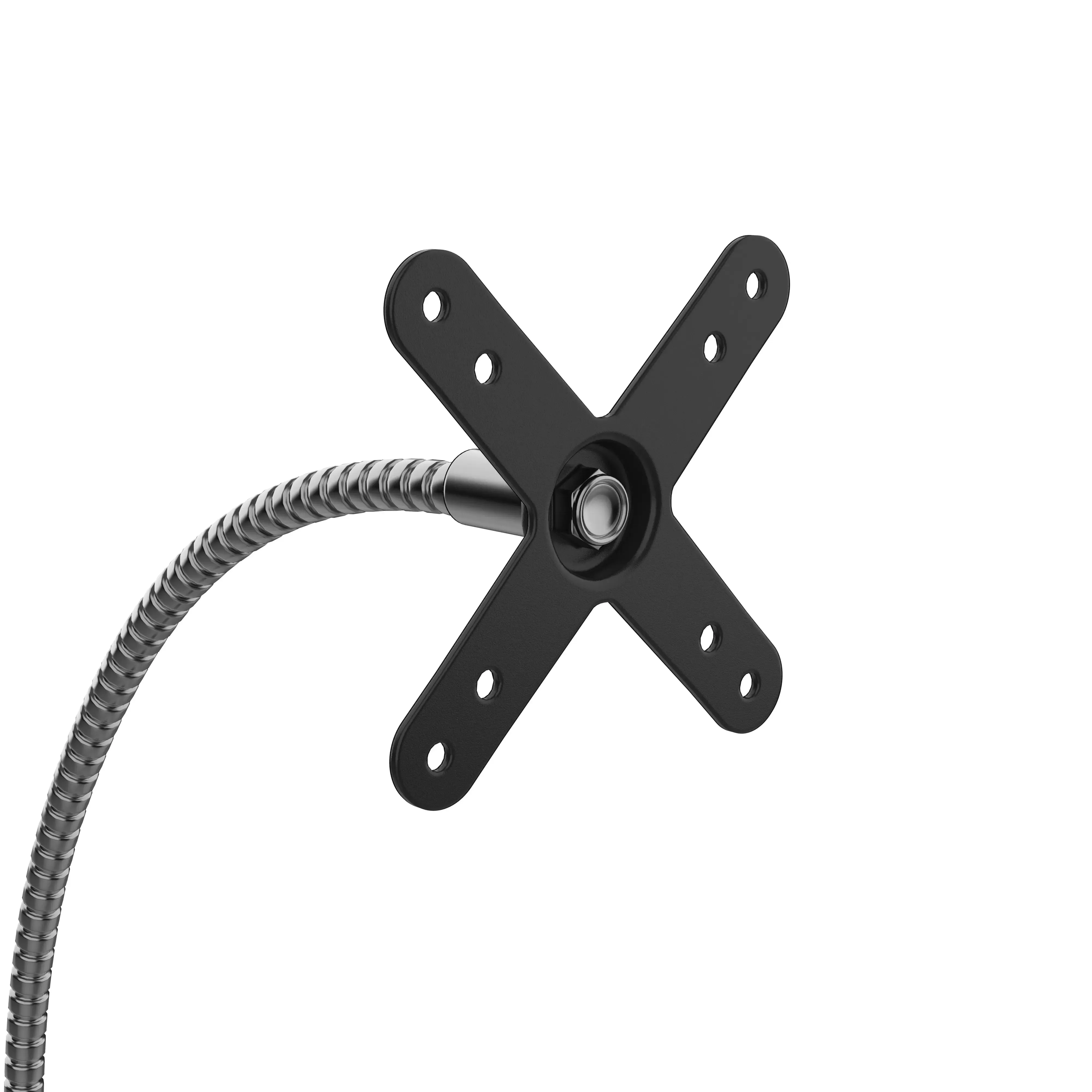 Extended Pole VESA C-Clamp Mount w/ Flexible Gooseneck