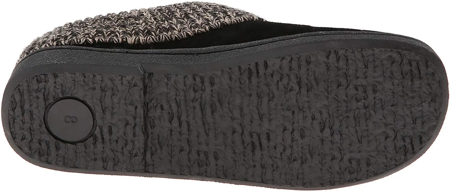 Extensive collection Sweater Black) Mules Smart devices Women's Scuff Cuff Clog Clarks Leather Slipper (8, Fairisle