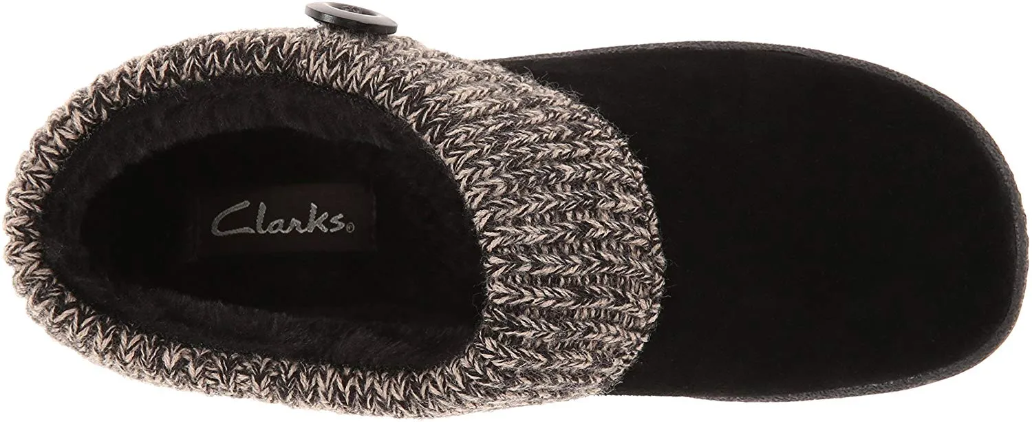 Extensive collection Sweater Black) Mules Smart devices Women's Scuff Cuff Clog Clarks Leather Slipper (8, Fairisle