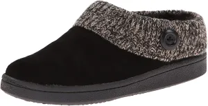 Extensive collection Sweater Black) Mules Smart devices Women's Scuff Cuff Clog Clarks Leather Slipper (8, Fairisle