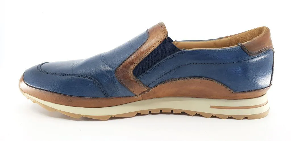 Fabio Blue Men's Slip-On Sneakers