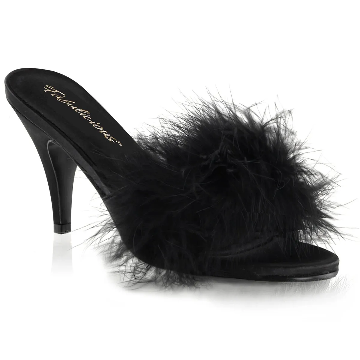 Fabulicious Amour-03-Black-Size 9-Clearance