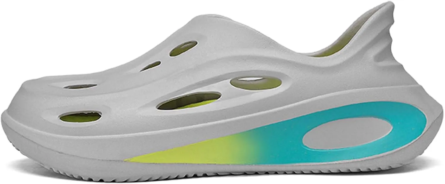 Fashionable Breathable Slippers Lightweight EVA Casual Walking Shoelaces with Drainage Holes and Non Slip Soles