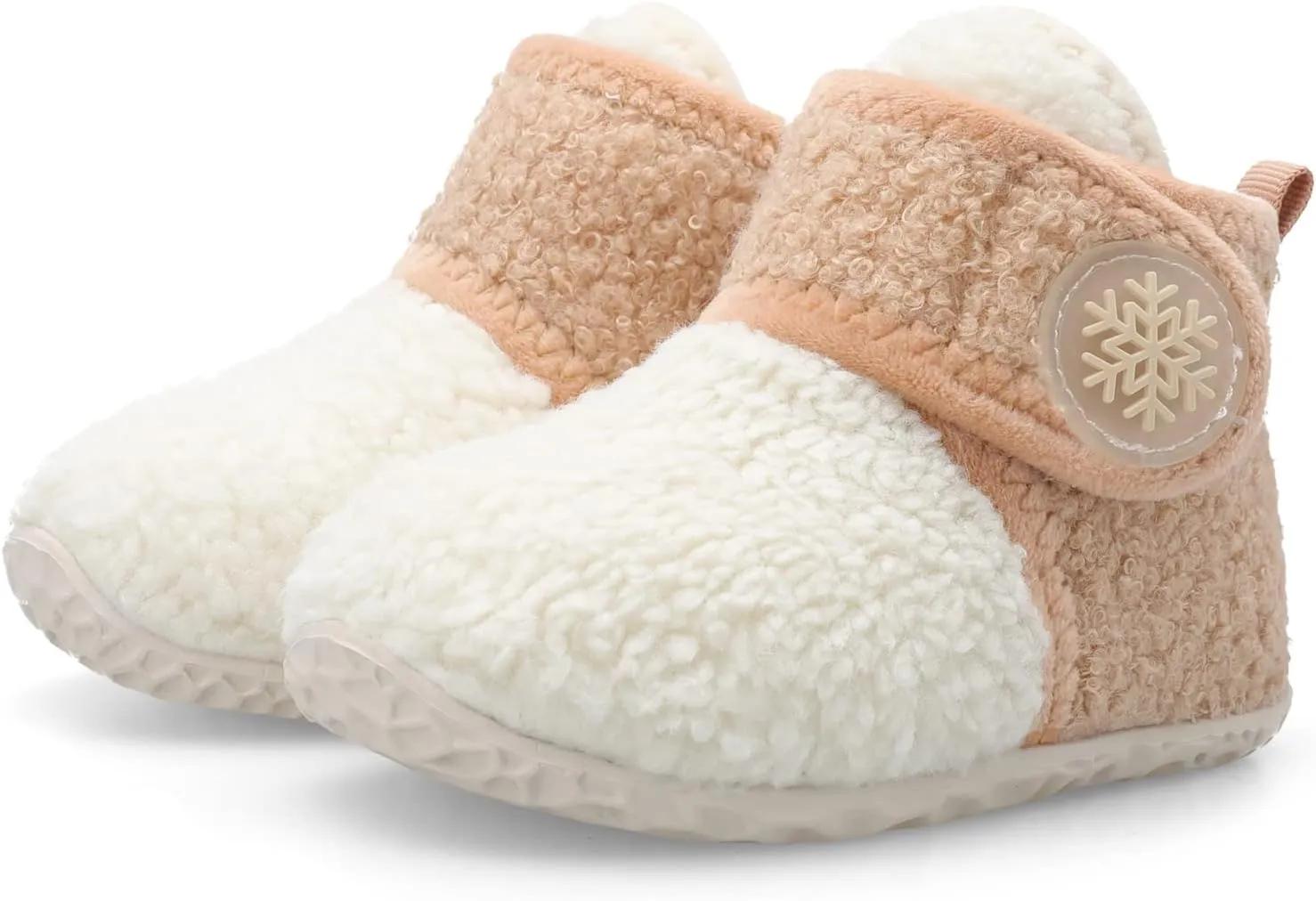 FEETCITY Baby Booties Girls Boys Infant Slippers First Walkers Shoes Warm Socks Newborn Crib Shoes