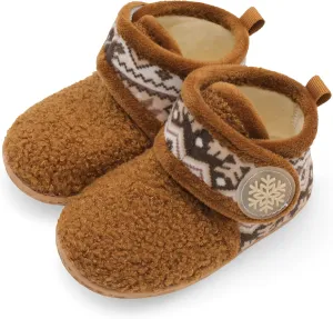 FEETCITY Baby Booties Girls Boys Infant Slippers First Walkers Shoes Warm Socks Newborn Crib Shoes
