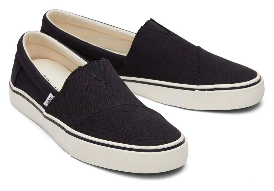 Fenix Black Slip On Sneaker
