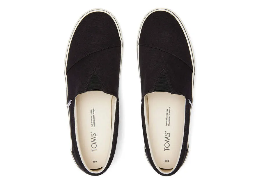 Fenix Black Slip On Sneaker