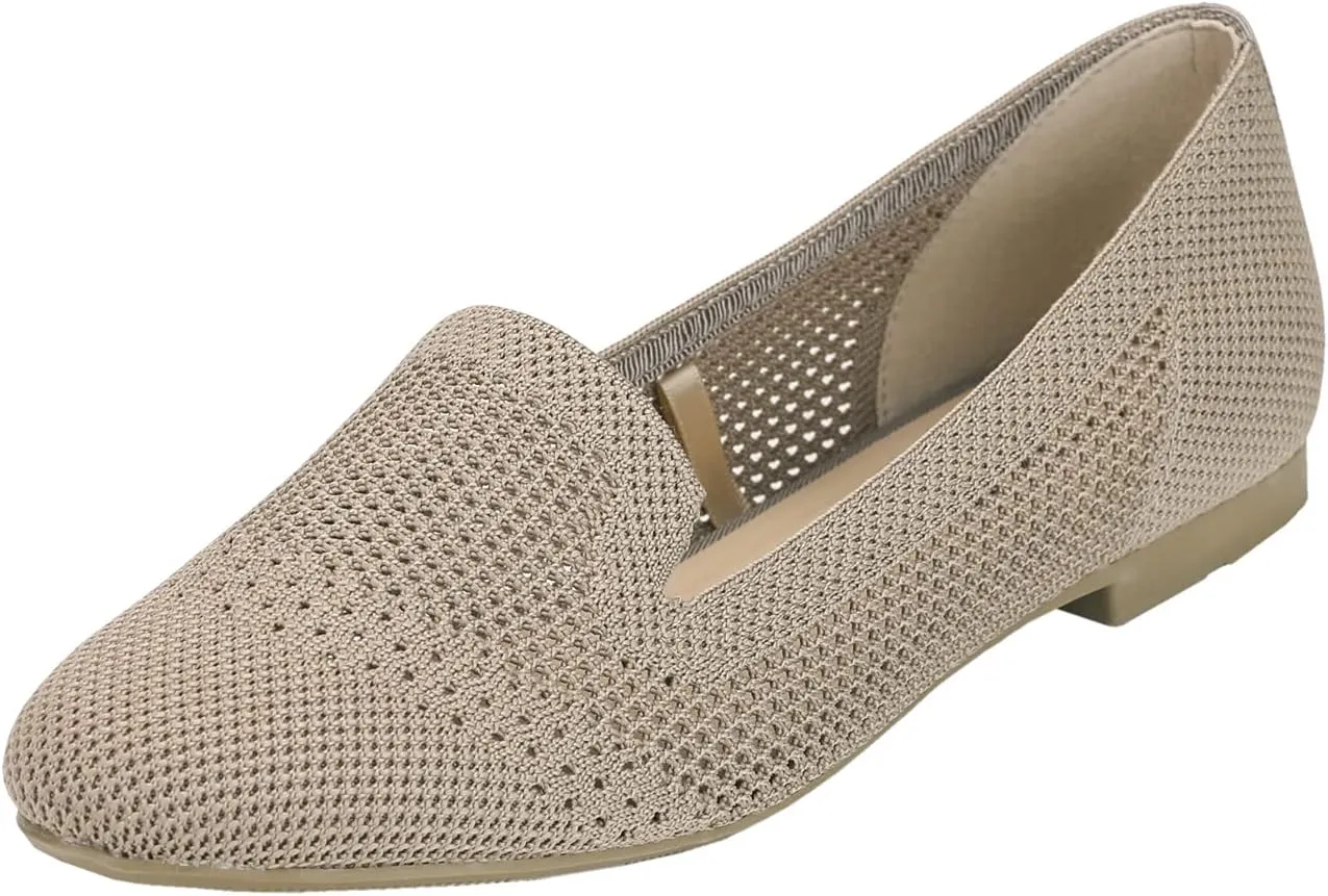 Feversole Women's Woven Fashion Breathable Knit Flat Shoes