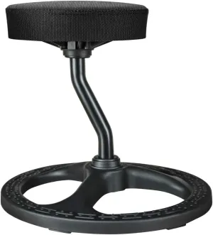 Fitness Seat, ADHD Chair Stool for Stability, Balance, Yoga, Office, School, Wellness, Active Sitting with Non-Slip Base and Washable Seat Cover