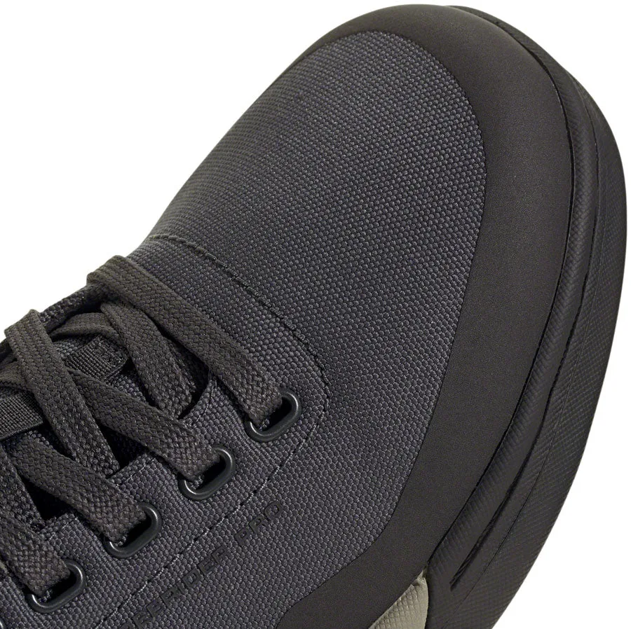 Five Ten Freerider Pro Canvas Flat Shoes - Men's, Gray Six/Silver Pebble/Core Black, 10.5