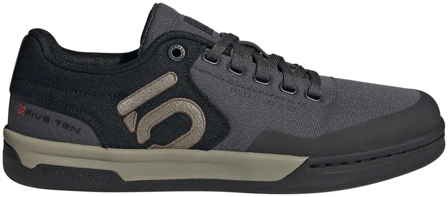 Five Ten Freerider Pro Canvas Flat Shoes - Men's, Gray Six/Silver Pebble/Core Black, 10.5