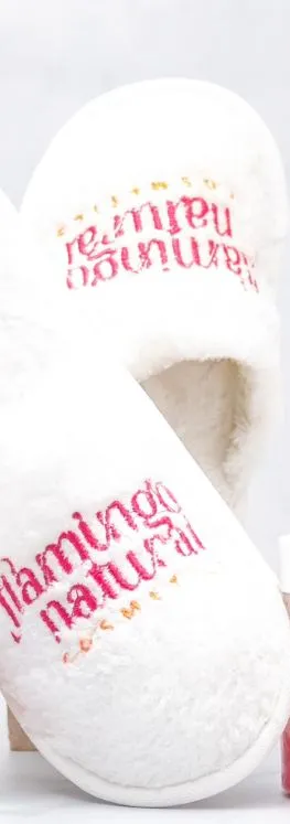 Flamingo Cotton Slippers – Foot Pack for Ultimate Foot Care