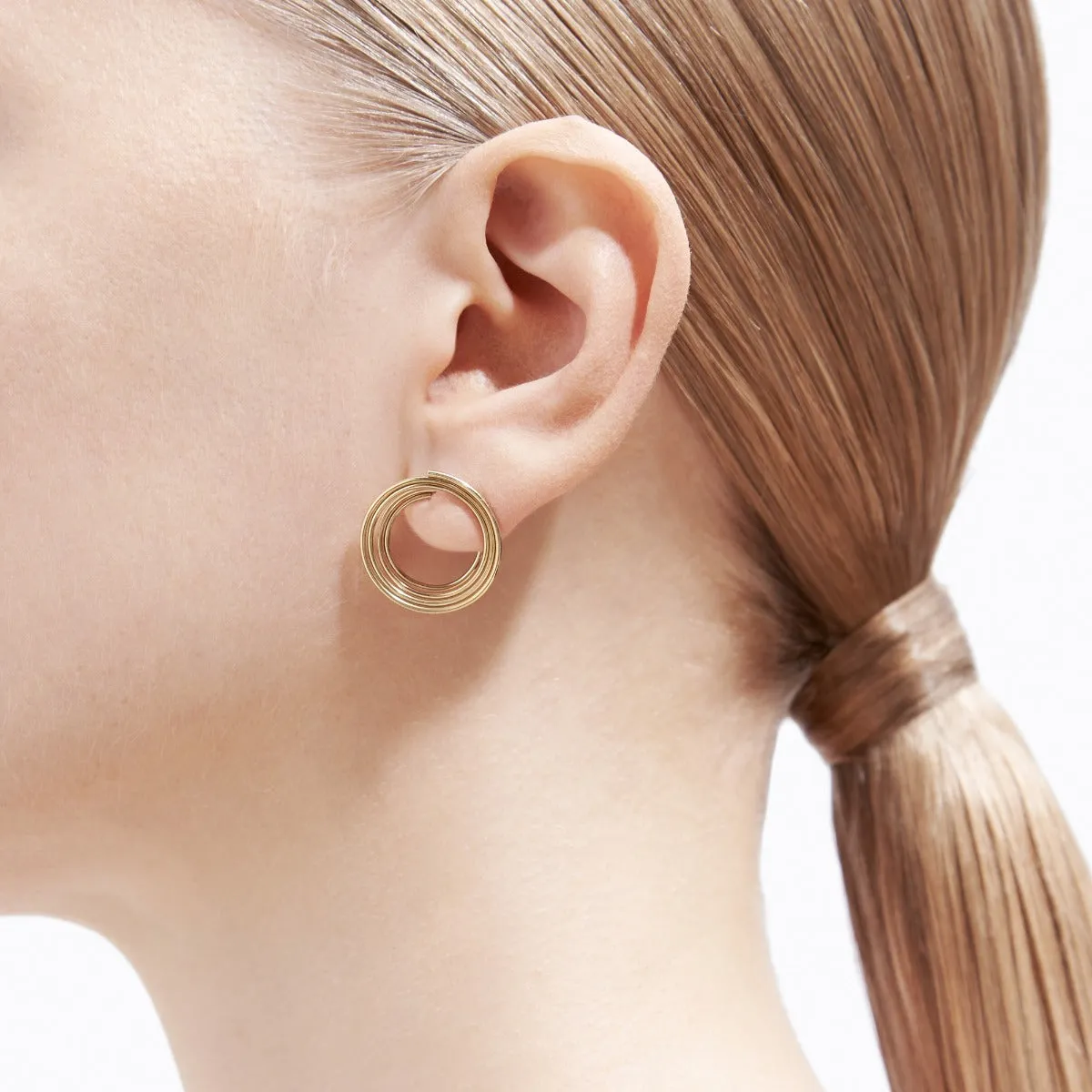 Flat Hoop Earring 01