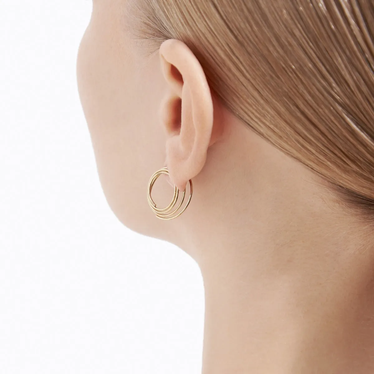 Flat Hoop Earring 01