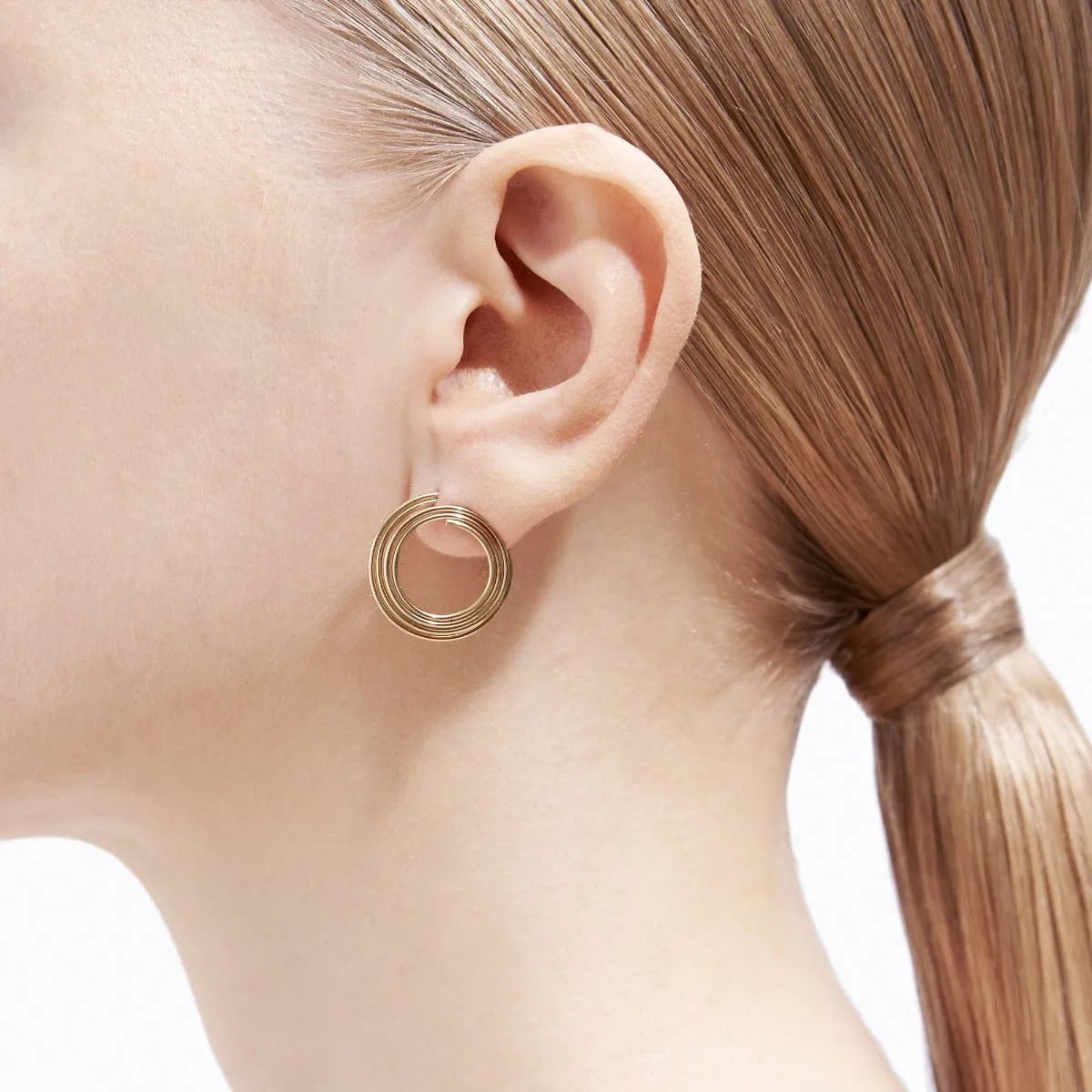 Flat Hoop Earring 01