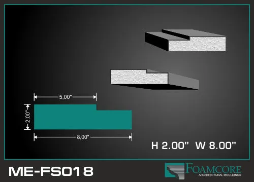 Flat Stock Cornice | ME-FS018