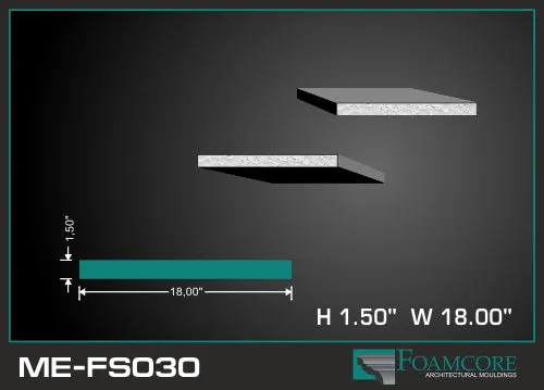 Flat Stock Cornice | ME-FS030