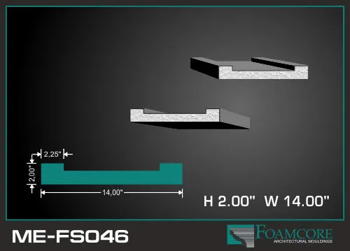 Flat Stock Cornice | ME-FS046