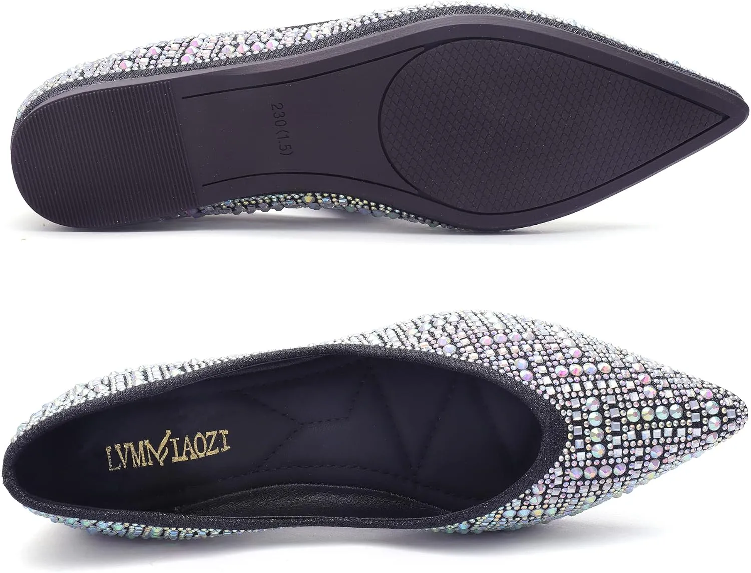 Flats for Women Pointed Toe Fashion Wedding Shoes Work Casual Slip-On Dress Shoes Women Comfortable Dressy Flat