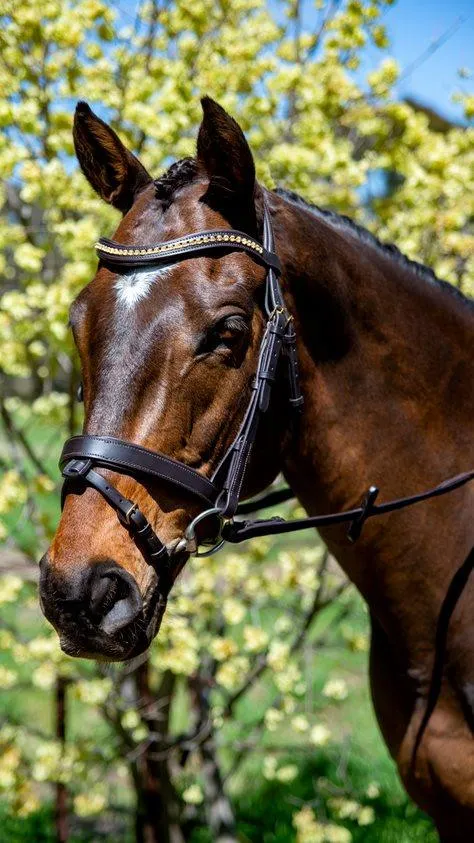 Flexible Fit Comfy Topaz Wave Snaffle Bridle with Brass Buckles - BLACK