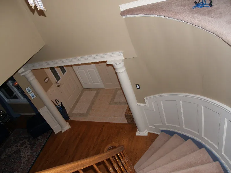 Flexible, PVC Wainscot Lower Rail