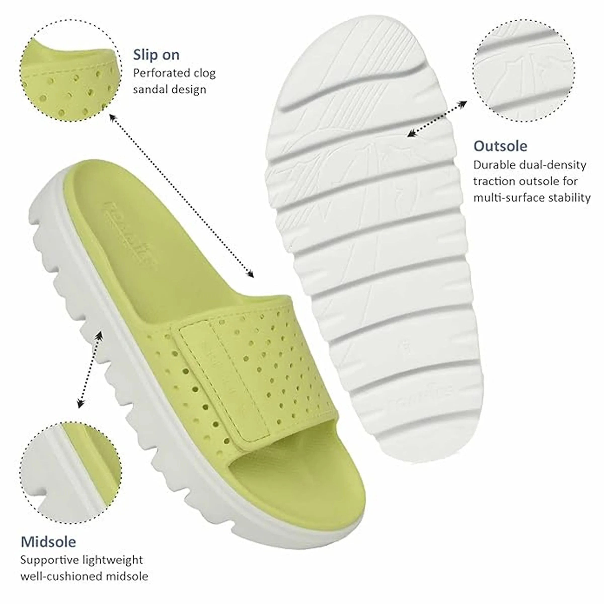 FOAMIES TOP-LEVEL-PEACHY VIBE (111451-LIME)
