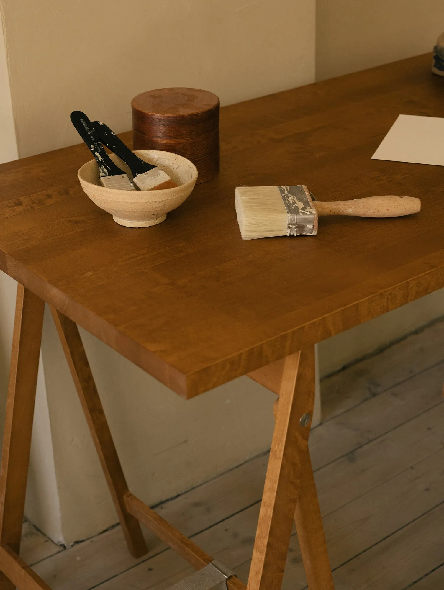 Folding Flat Trestle Table
