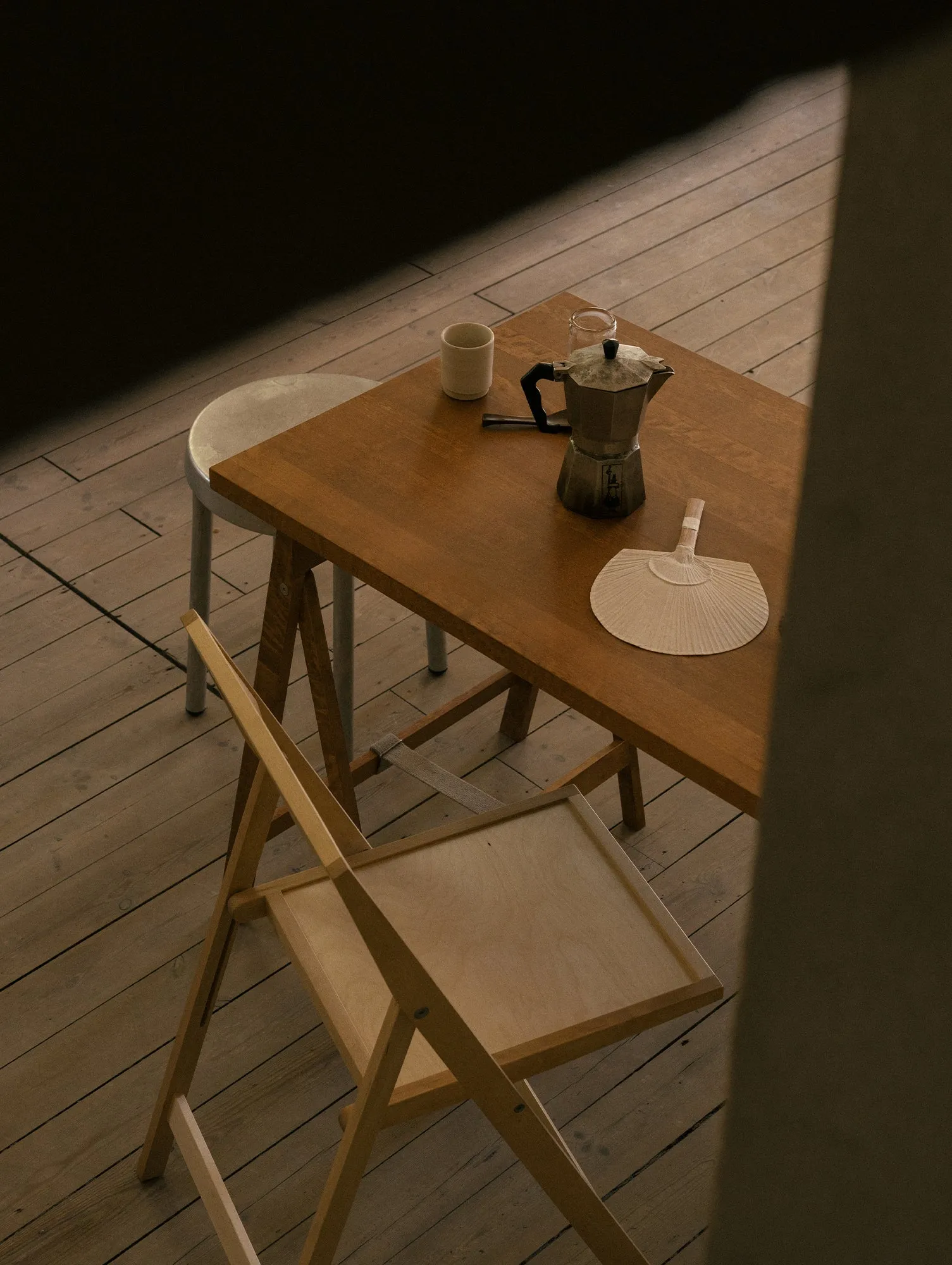 Folding Flat Trestle Table