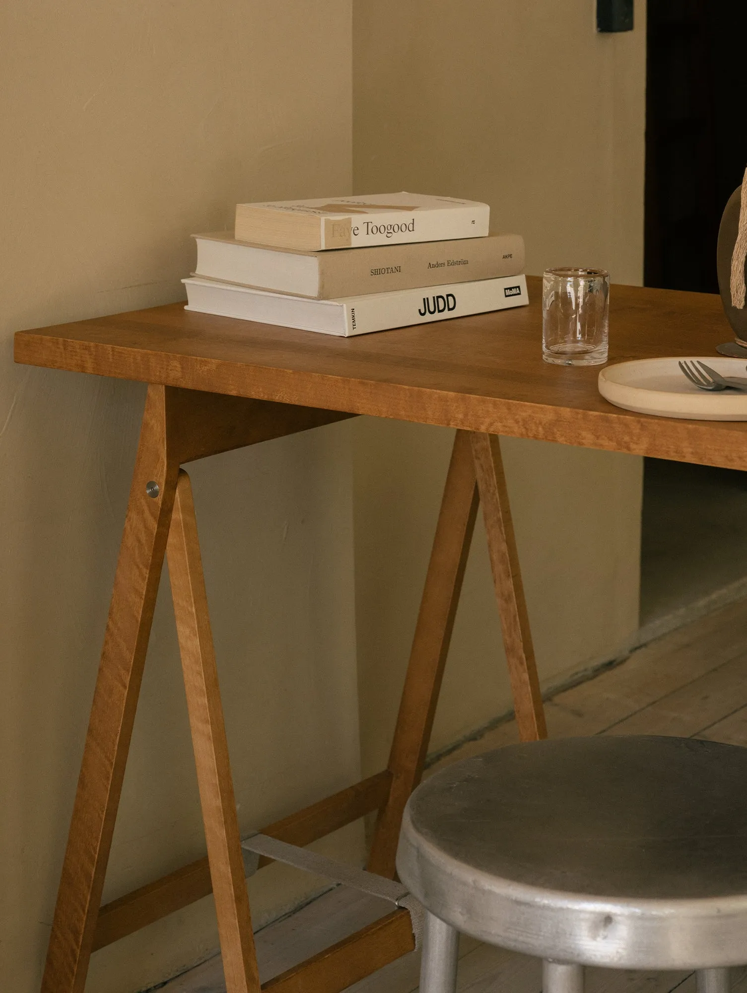 Folding Flat Trestle Table