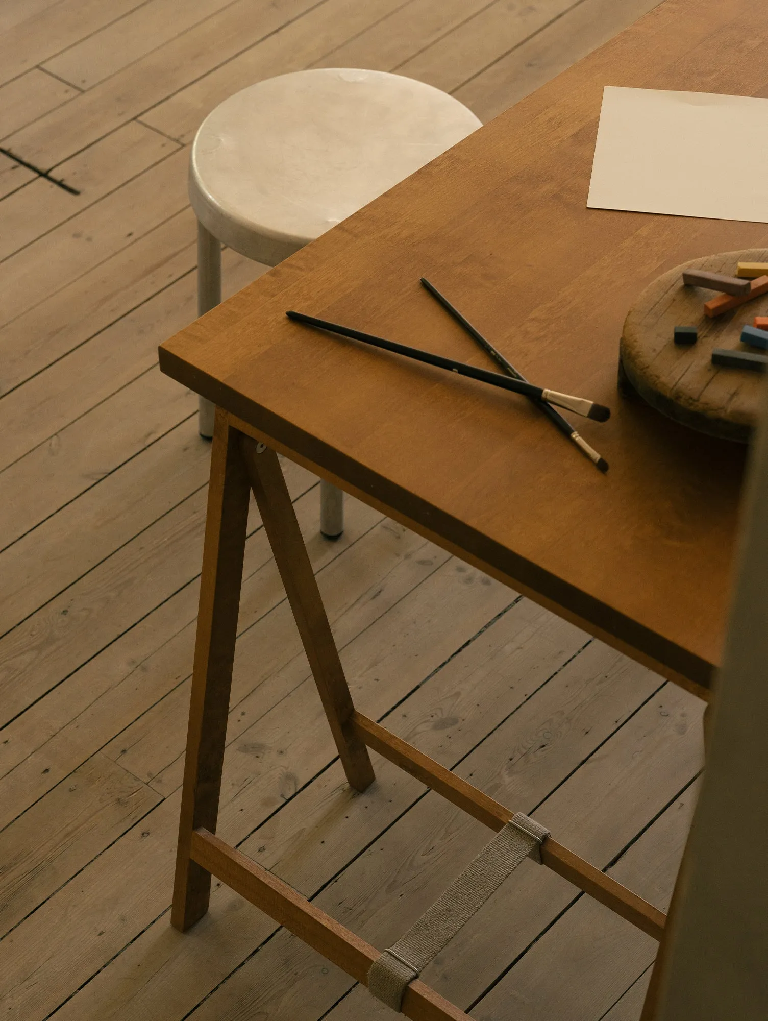Folding Flat Trestle Table