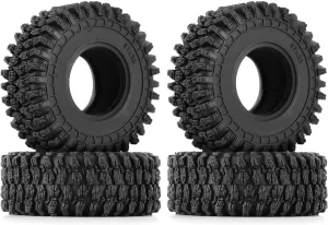 for TRX4M for Axial for SCX24 for AX24 Upgrade 57 * 22mm for Super Soft Sticky 1.0 Wheel Tires for 1/18 1/24 RC Crawler Car RC Vehicle Wheels Tires