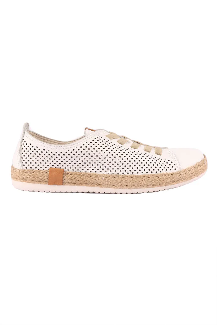 Fresh Slip On Flat in White