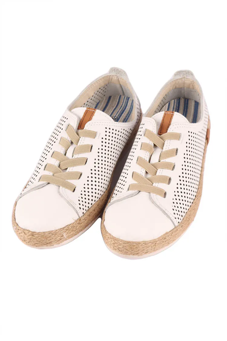 Fresh Slip On Flat in White