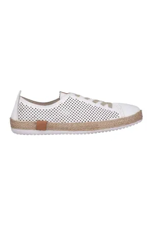 Fresh Slip On Flat in White