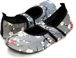 Futsole Women's Soft-Sided Shoes for Indoors/Outdoors, Foldable & Flexible Footwear for Sport, Exercise, Yoga or Travel, Dance Shoes