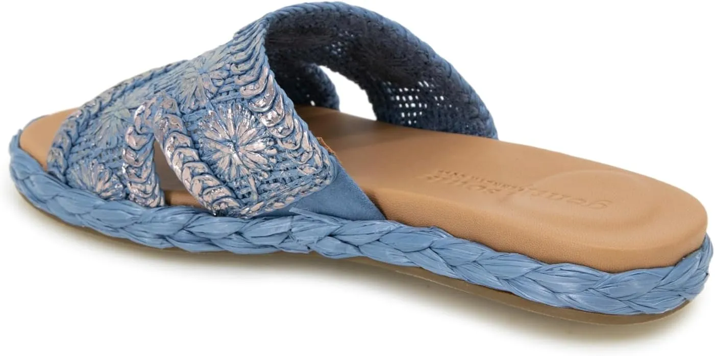 Gentle Souls by Kenneth Cole Women's Tristan Woven Slide Sandal