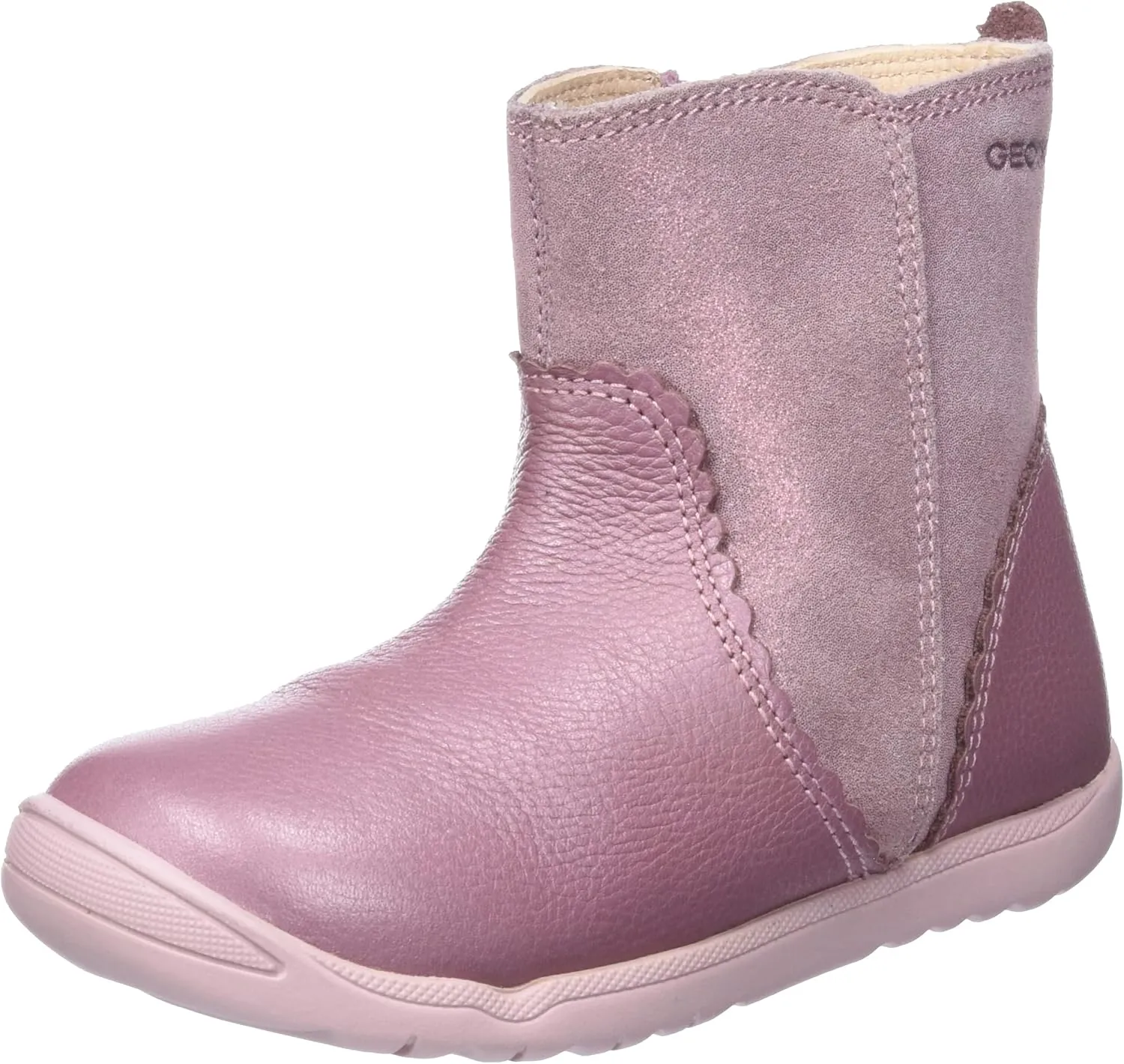 Geox Baby Girl's Flat First Walker Shoe