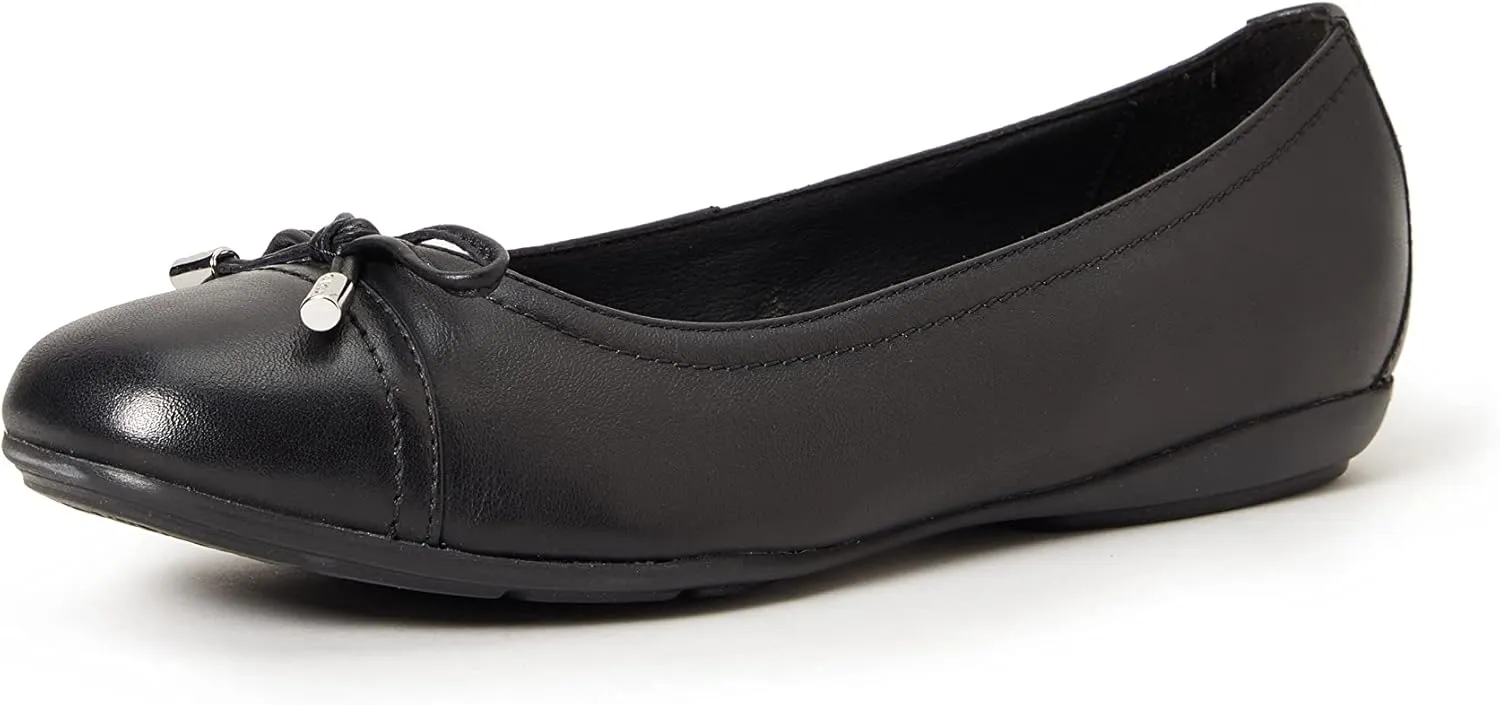 Geox Women's Annytah Leather Ballerina Flat