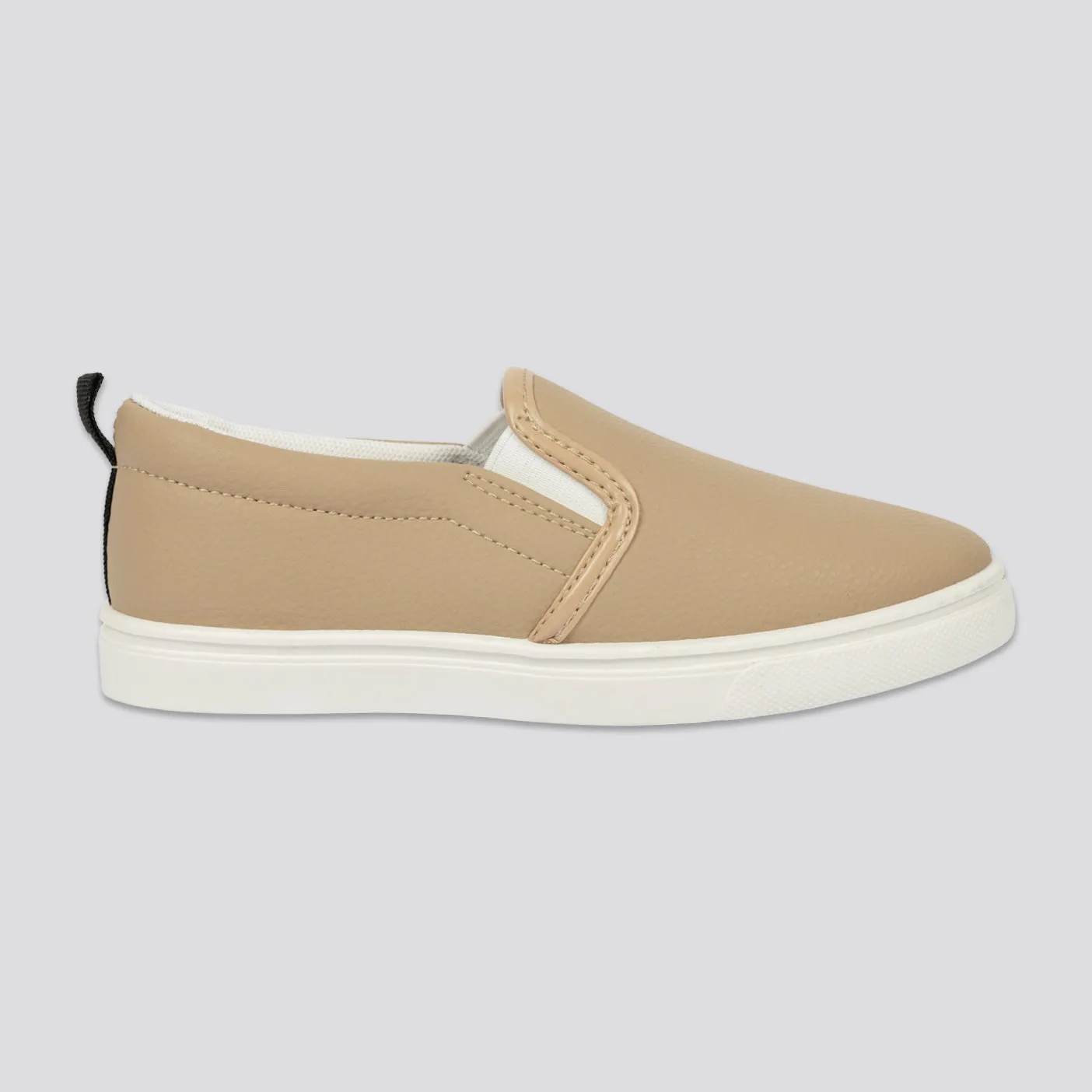 Girls Pebble Slip-On _ 161486 _ Biscuit