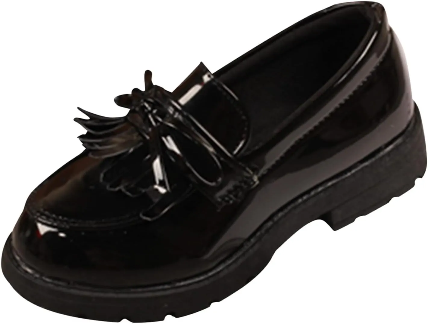 Girls Shoes Size 8 Girls Slip On Leather Loafer Tassel Bow School Dress Shoes for Girls 4t Tennis Shoes Girls