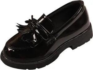 Girls Shoes Size 8 Girls Slip On Leather Loafer Tassel Bow School Dress Shoes for Girls 4t Tennis Shoes Girls