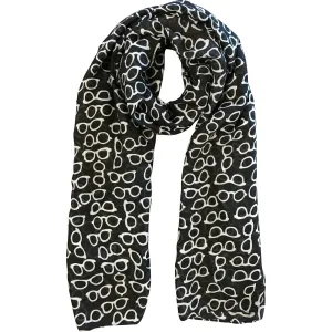 Glasses Print Lightweight Fashion Scarf