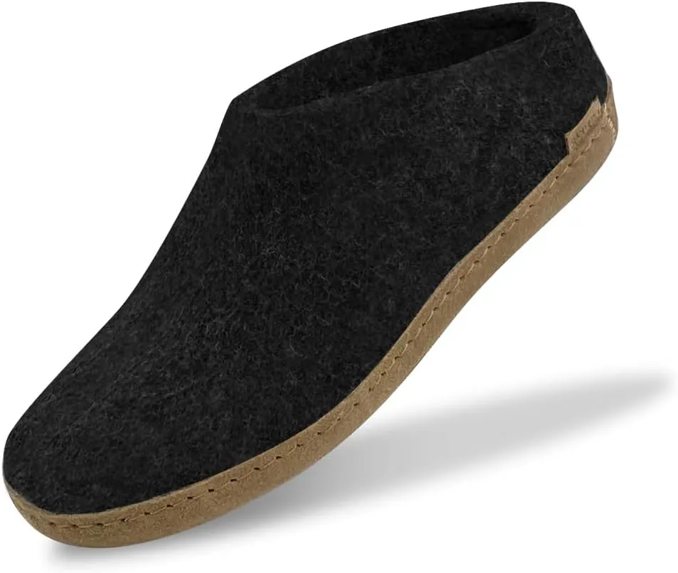 Glerups 100% Gotland Sheep Wool Shoe Slipper with rubber sole - Unisex