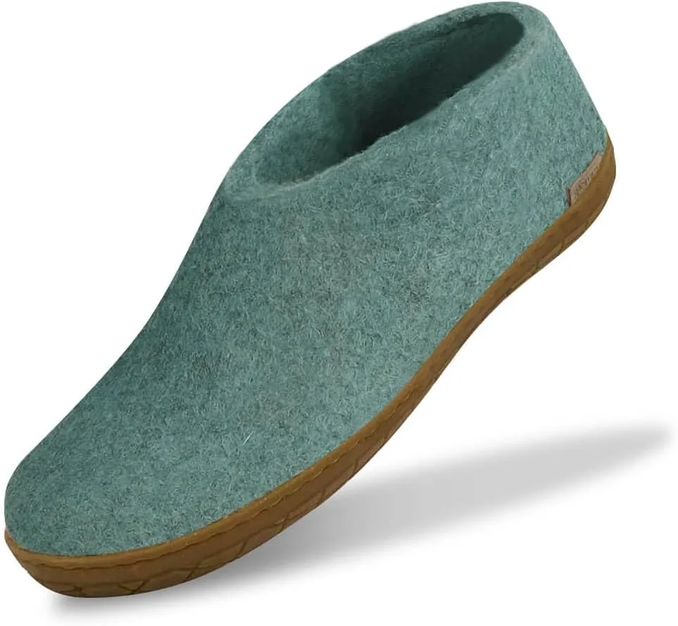 Glerups 100% Gotland Sheep Wool Shoe Slipper with rubber sole - Unisex