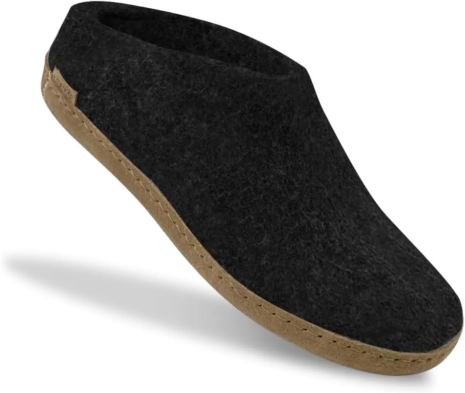 Glerups 100% Gotland Sheep Wool Shoe Slipper with rubber sole - Unisex