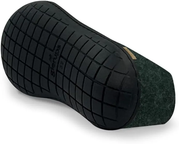 Glerups 100% Gotland Sheep Wool Shoe Slipper with rubber sole - Unisex